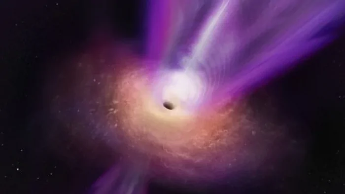 Черные дыры выстрелами уничтожают материю в разных направлениях (видео)