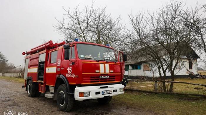 В результате пожара в Ровенской области погибли двое детей